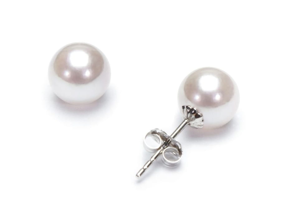 Komplet biżuterii z pereł Akoya 7-7,5 mm SANBE-75W-BCWG14-CSS 5