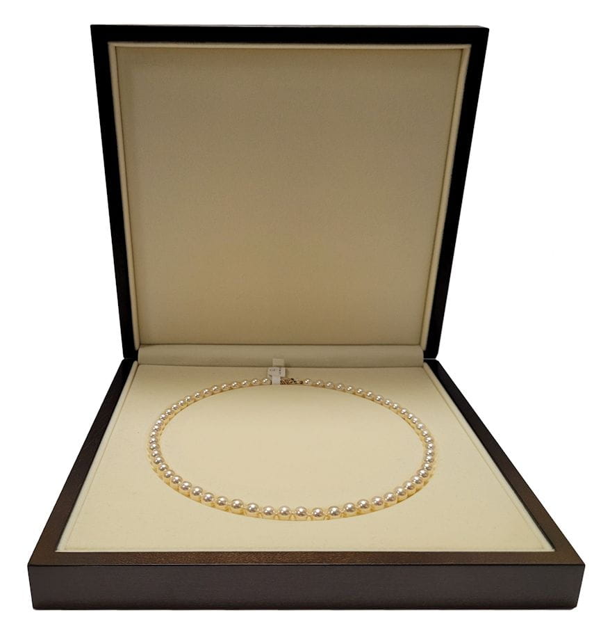 Naszyjnik z perłami Akoya 6-6,5 mm NA17-65W-FCYG14-CSNP 4