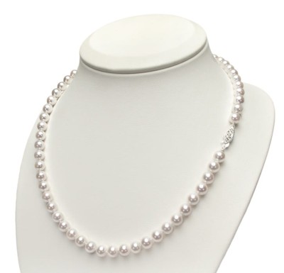 Naszyjnik z perłami Akoya 6,5-7 mm (wzór CSNP-FCWG)
