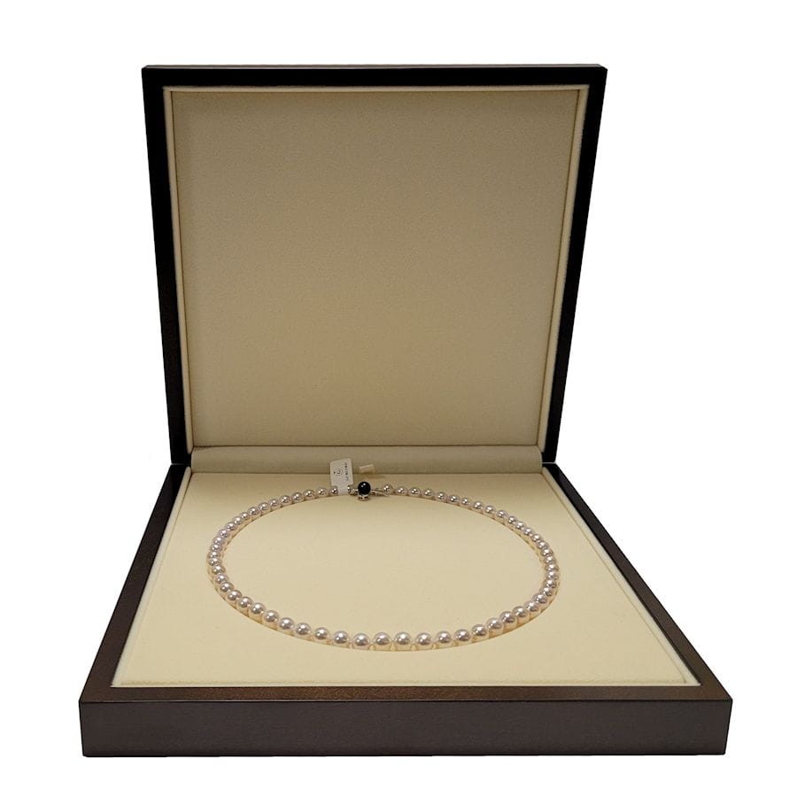 Naszyjnik z perłami Akoya 6,5-7 mm NA17-70W-BPWG14D-JCL 4