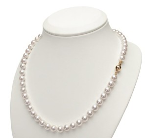 Naszyjnik z perłami Akoya 7-7,5 mm (wzór CSNP-BCYG)