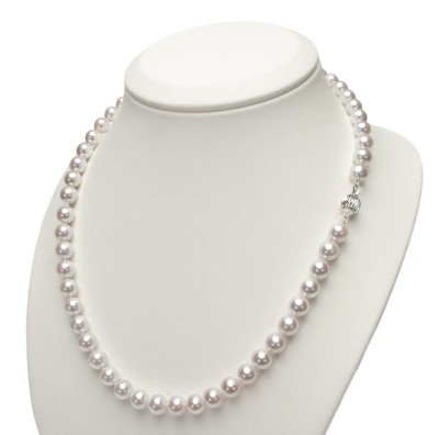 Naszyjnik z perłami Akoya 7-7,5 mm (wzór CSNP-CBCWG)