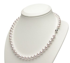 Naszyjnik z perłami Akoya 7,5-8 mm (wzór CSNP-BCWG)