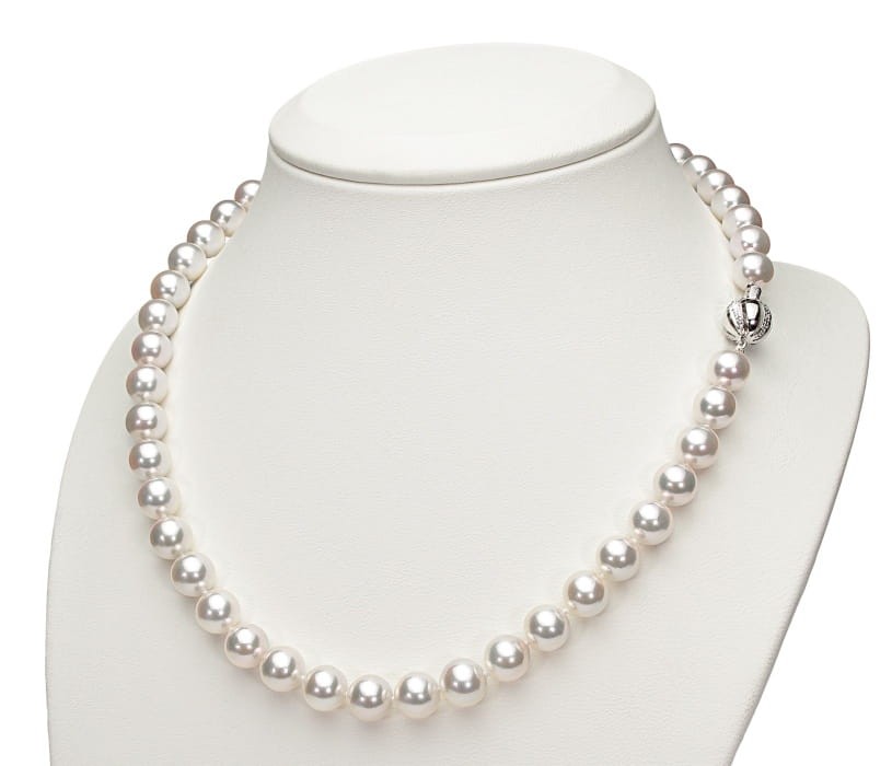 Naszyjnik z perłami Akoya 8-8,5 mm NA17-85W-BCDWG14-CSNP