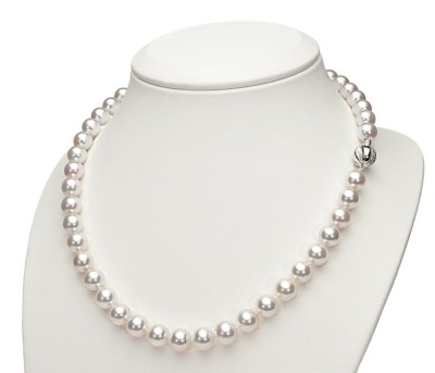 Naszyjnik z perłami Akoya 8-8,5 mm (wzór CSNP-BCDWG)