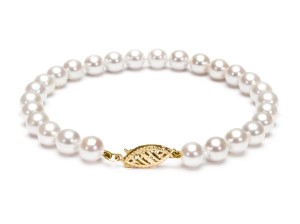 Bransoleta z pereł Akoya 6-6,5 mm (wzór CSBR-YG)