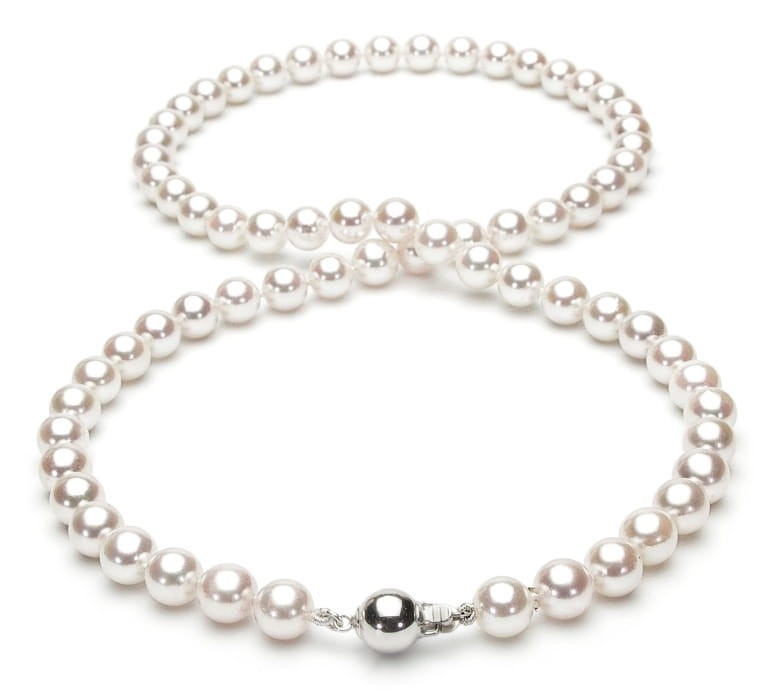 Naszyjnik Matinee z pereł Akoya 6,5-7 mm NA20-70W-BCWG14-CSNM 2