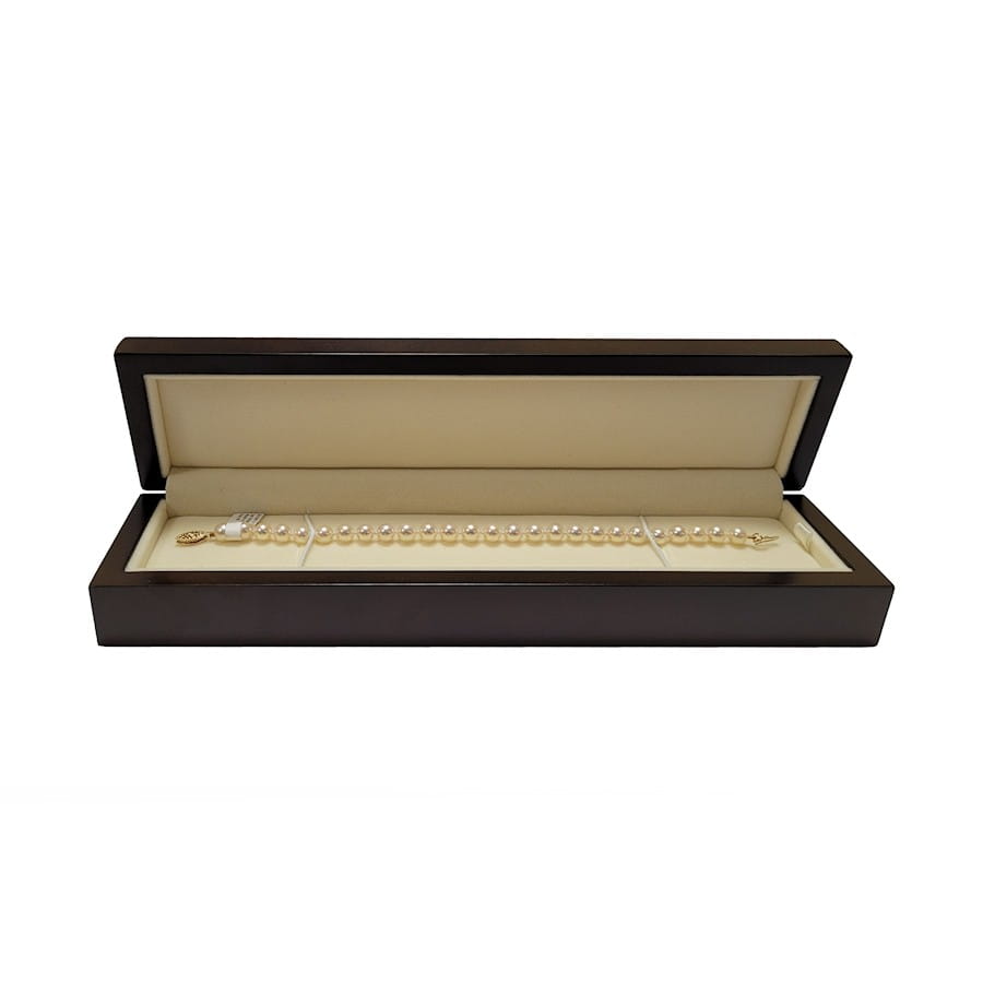 Bransoleta z pereł Akoya 6-6,5 mm BA1-65W-FCYG14-CSBR 3