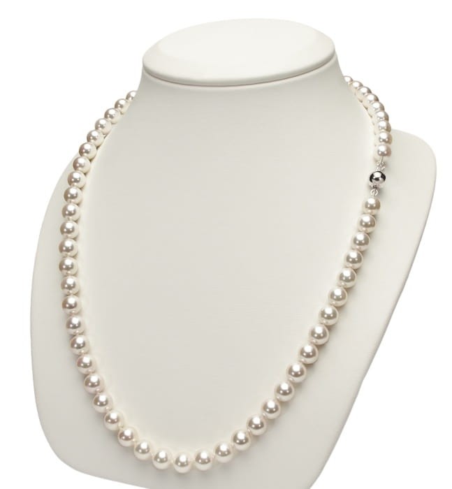 Naszyjnik Matinee z perłami z Akoya 7-7,5 mm NA20-75W-BCWG14-CSNM