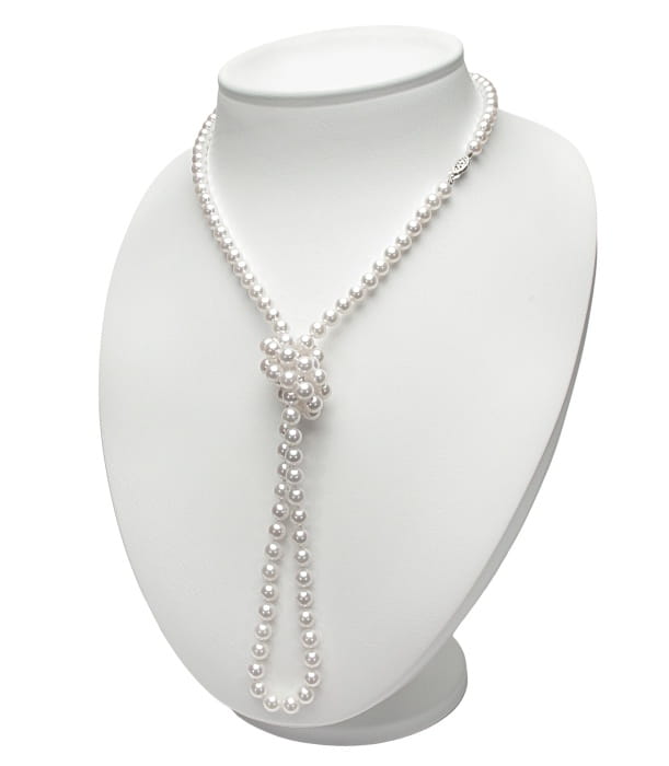 Długi naszyjnik z perłami Akoya NA36-65W-FCWG14-CSNO