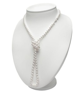 Długi naszyjnik z perłami Akoya (wzór CSNO-WG)