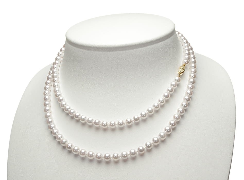 Długi naszyjnik z perłami Akoya NA36-65W-FCYG14-CSNO 2