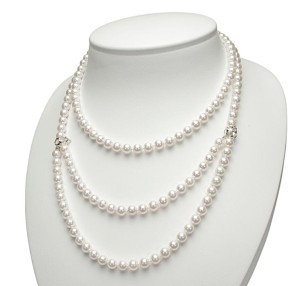Uniwersalny naszyjnik 130 cm z perłami Akoya (wzór 2HC-WG)