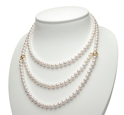 Uniwersalny naszyjnik 130 cm z perłami Akoya (wzór 2HC-YG)