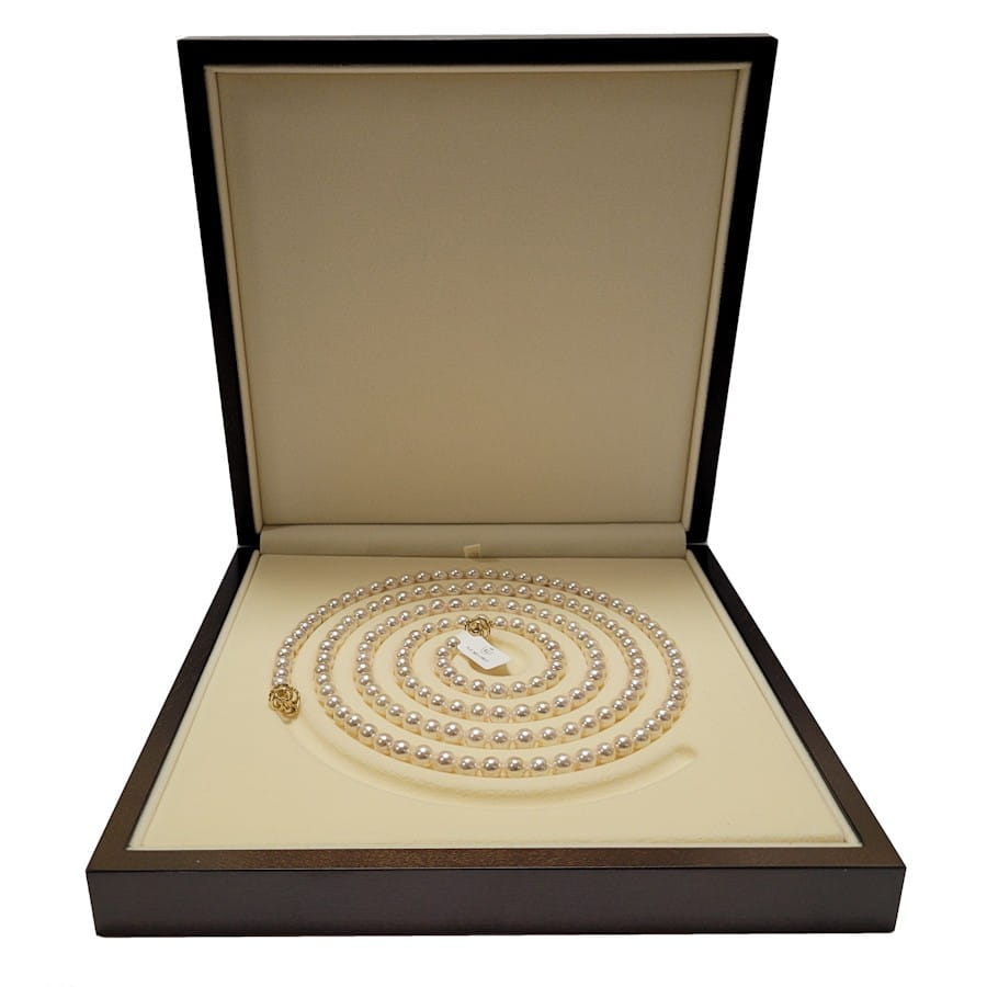 Uniwersalny naszyjnik 130 cm z perłami Akoya NA48-70W-YG14-2HC 11