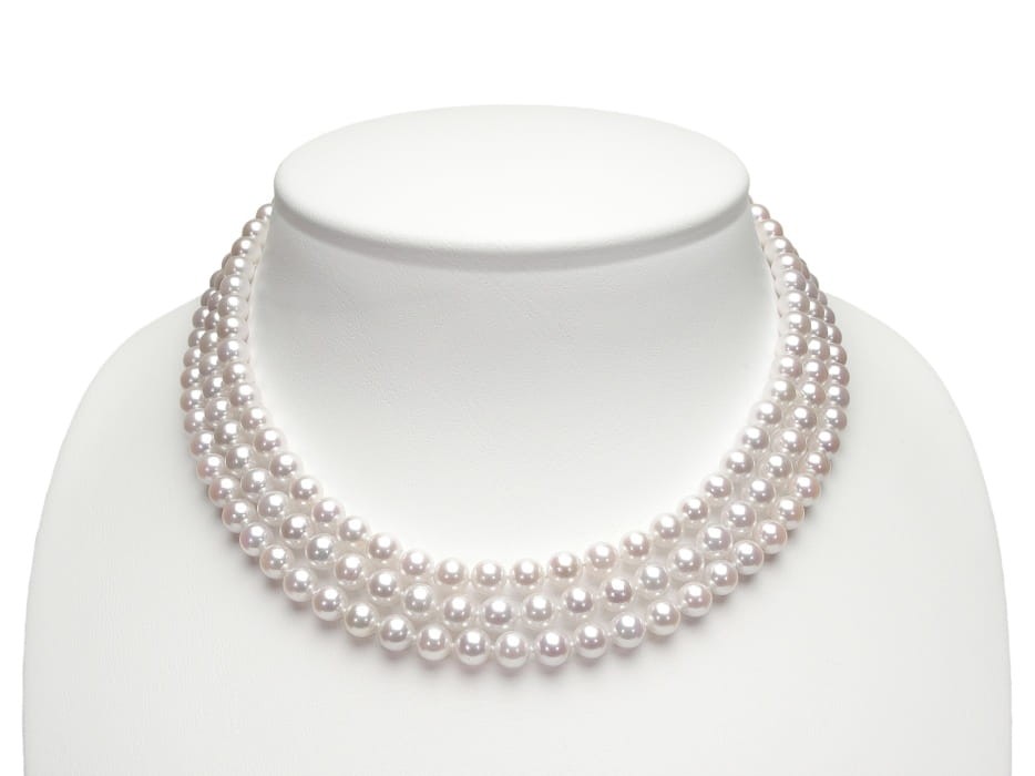 Długi naszyjnik z perłami Akoya NA48-70W-BCWG14-CSNR 2