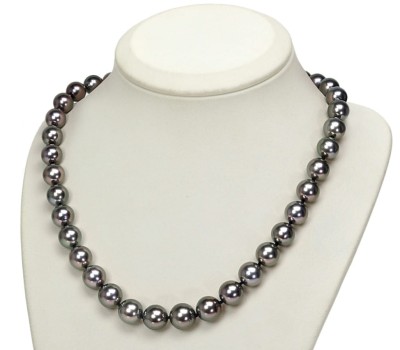 Naszyjnik z pereł Tahiti 9-12 mm