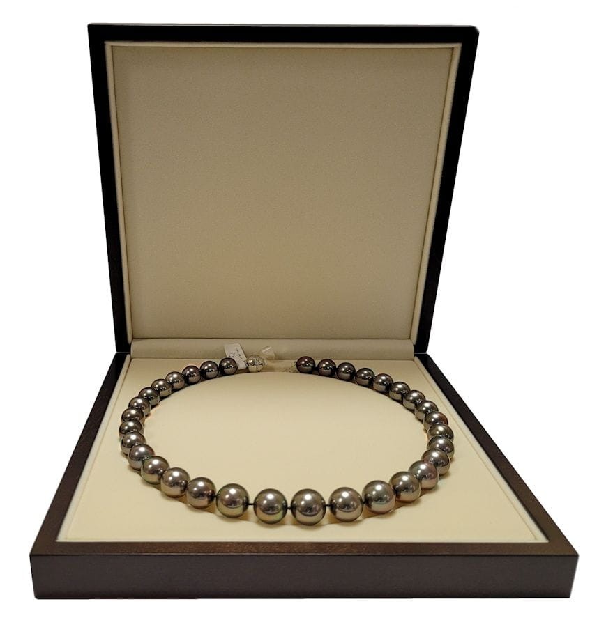 Naszyjnik z pereł Tahiti 12-15 mm NT17-150B-BCDIWG14-CSNP 4