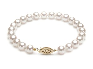 Bransoleta z perłami Akoya 6,5-7 mm (wzór CSBR-YG)