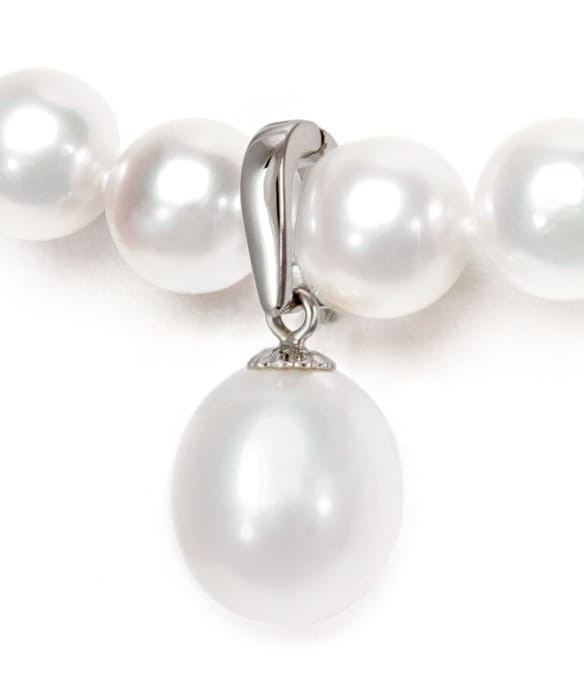 Przywieszka z białego złota z perłą PEF-100WDS-WG14-EPL 2
