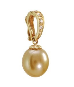 Złota przywieszka z perłą South Sea (wzór E3D)