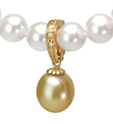 Złota przywieszka z perłą South Sea PES-100GDS-YG14D-E3D 2