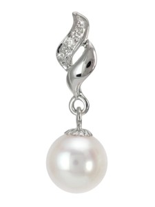 Zawieszka złota z perłą Akoya (wzór FLA)