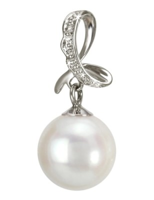 Zawieszka złota z perłą Akoya (wzór ALPH)