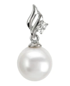 Zawieszka złota z perłą Akoya (wzór FL2D)