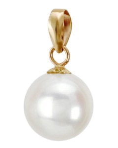 Złota zawieszka z perłą 8,5-9 mm (wzór CSPS)