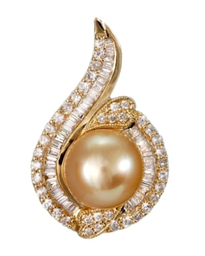 Złota zawieszka z perłą South Sea PS-110G-YG14D-6SX 2