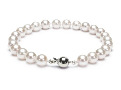 Bransoleta z perłami Akoya 7-7,5 mm (wzór CSBR-BCWG)