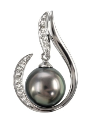 Zawieszka złota z perłą Tahiti (wzór 2CZ)
