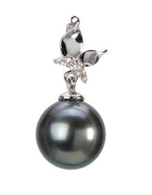 Zawieszka złota z perłą Tahiti (wzór PTL)