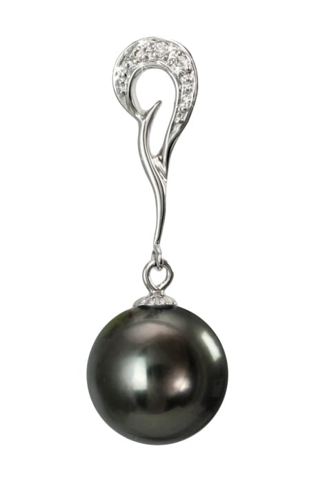 Zawieszka złota z perłą Tahiti PT-100B-WG14D-QMK