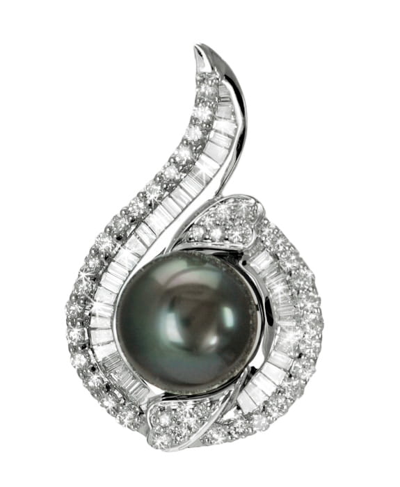 Zawieszka złota z perłą Tahiti PT-110B-WG14D-6SX