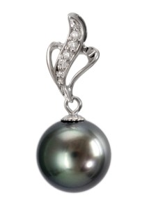 Zawieszka złota z perłą Tahiti (wzór GHO)