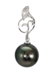 Zawieszka złota z perłą Tahiti (wzór CLX)