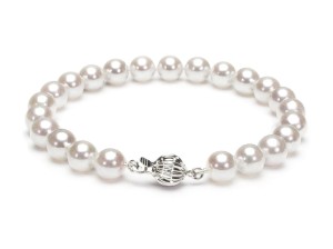Bransoleta z perłami Akoya 7-7,5 mm (wzór CSBR-CBCWG)