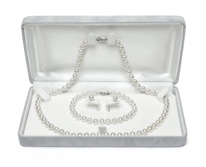 Komplet biżuterii z pereł Akoya 6-6,5 mm (wzór CSS-WG)