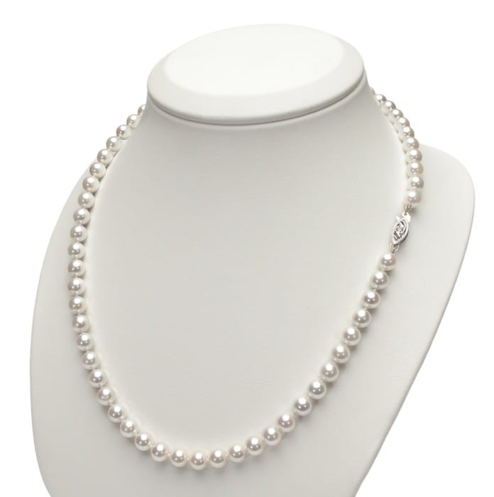Komplet biżuterii z pereł Akoya 6-6,5 mm SANBE-65W-FCWG14-CSS 2