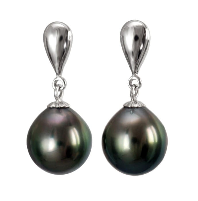 Kolczyki złote z perłami Tahiti ET-100BDS-SHWG14-SPN