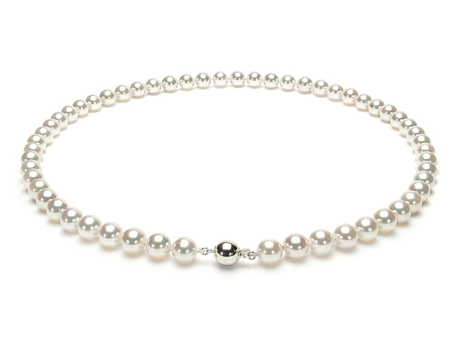 Naszyjnik Matinee z perłami z Akoya 8-8,5 mm NA20-85W-BCWG14-CSNM 2