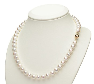 Naszyjnik z pereł 8-8,5 mm (wzór CSNP-YG)