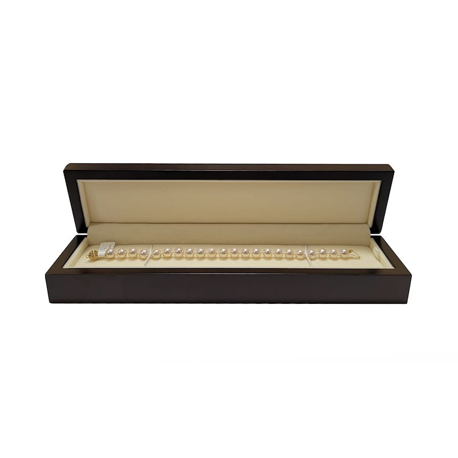 Bransoleta z perłami Akoya 7-7,5 mm BA1-75W-CBCYG14-CSBR 3