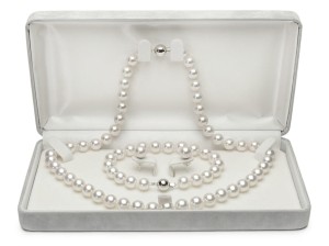 Komplet biżuterii z pereł Akoya 8-8,5 mm (wzór CSS-WG)