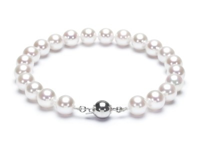Bransoleta z perłami Akoya 7,5-8 mm (wzór CSBR-WG)