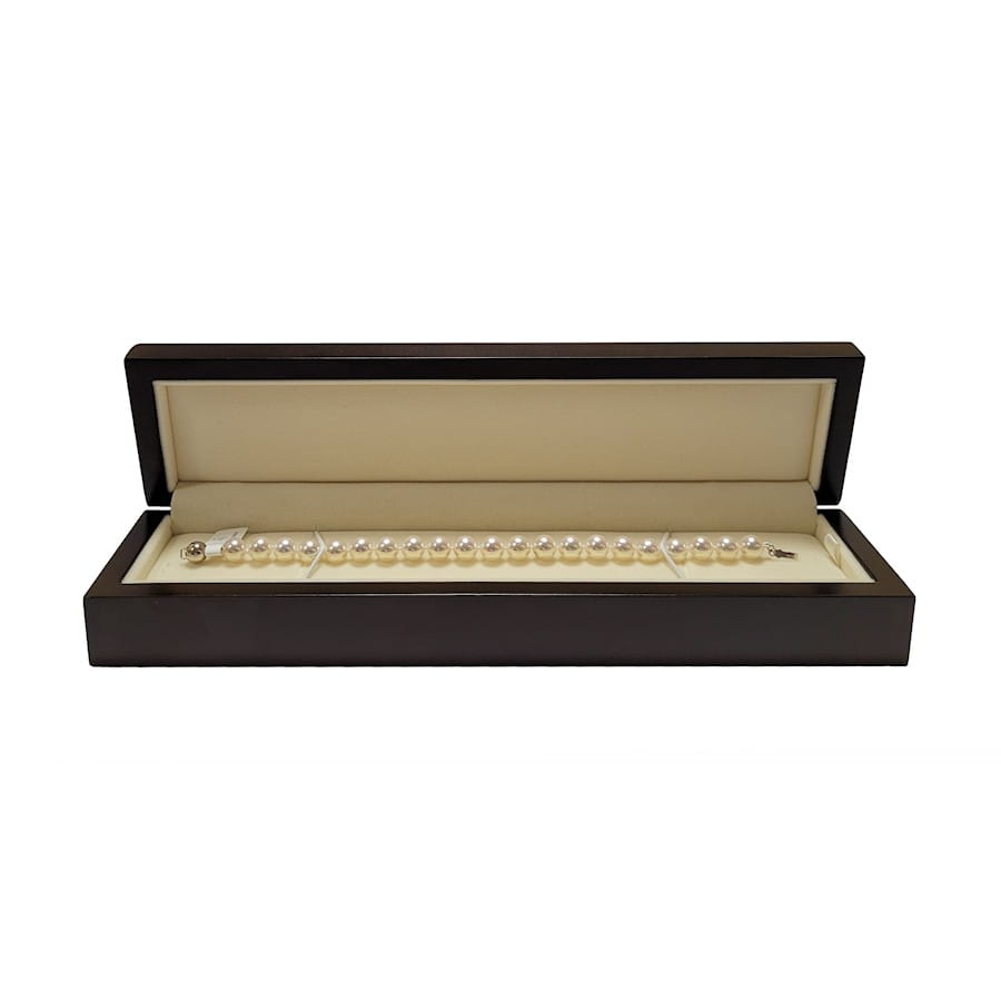 Bransoleta z perłami Akoya 7,5-8 mm BA1-80W-BCWG14-CSBR 3