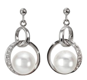 Kolczyki złote z perłami Akoya (wzór DCRC)