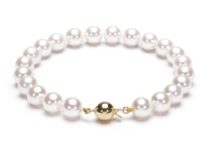 Bransoleta z perłami Akoya 7,5-8 mm (wzór CSBR-YG)